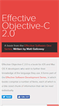 Mobile Screenshot of effectiveobjectivec.com